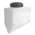 thumbnail image 1 of Den Hartog 3 Gallon Rectangle Rinse Tank w/5" Lid & 3/4" Spinweld Fitting | SPBM003-RT, 1 of 2