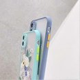 thumbnail image 5 of Compatible con iPhone 11 Pro Max Funda para PC transparente esmerilada Parte trasera 3D Flor Niñas Mujer y TPU suave Parachoques Protector de silicona delgada a prueba de golpes para, 5 of 5