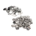 thumbnail image 1 of 100 Set Pin Back Button Parts, Sturdy Metal Plastic Rustproof Smoothing Button Making Supplies for Badge DIY, Meaningful Gift Preparation, 1 of 7