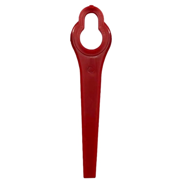 Cuchillas Cortacésped 100 Piezas Repuesto Plástico L95 para Cortadora Césped Inalámbrica() Rojo