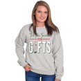 thumbnail image 4 of Christmas Tis The Season Presents Sweatshirt for Men or Women Brisco Brands M, 4 of 6