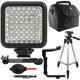 thumbnail image 1 of Luz LED para fotografía y vídeo, soporte para flash, bolígrafo y trípode, 1 of 5