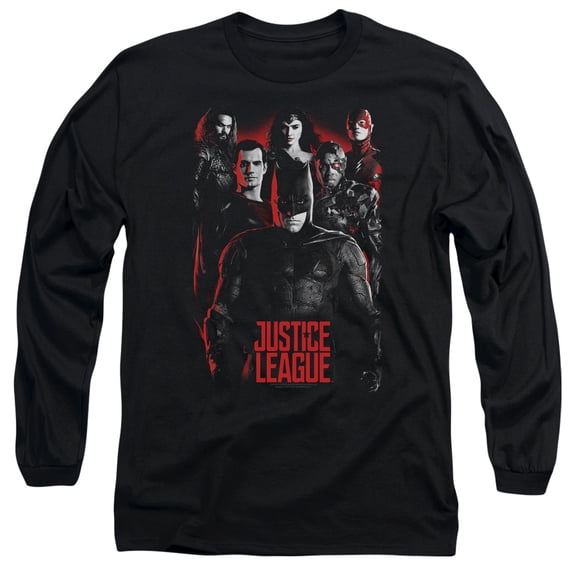 Justice League Movie - The League - Long Sleeve Shirt - Large