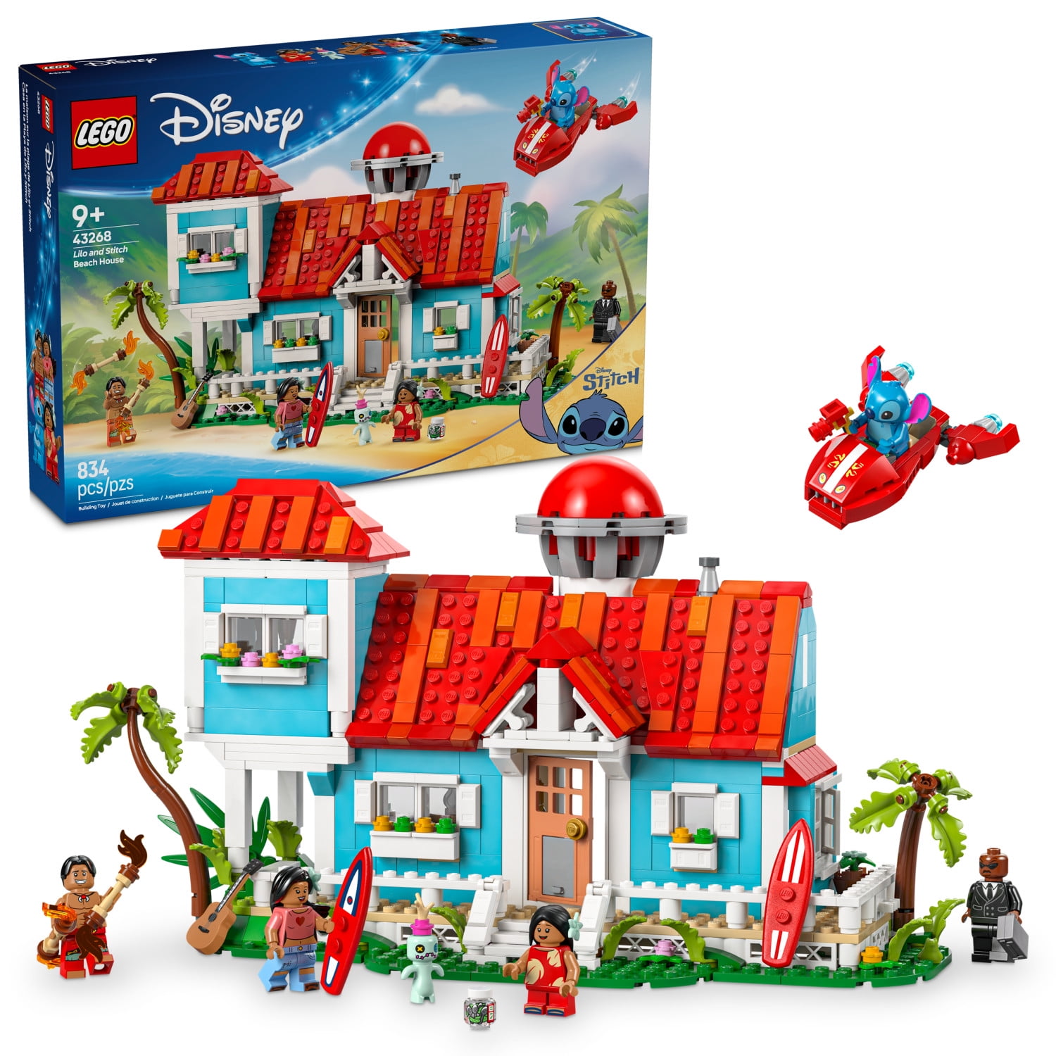 LEGO Disney Celebration Train 43212, Ages 4+, Includes 6