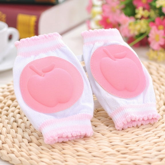 Soimiss Knee Pads for Babies Crawling Safety Protector Cotton 1 Pair 2.4*5.5in