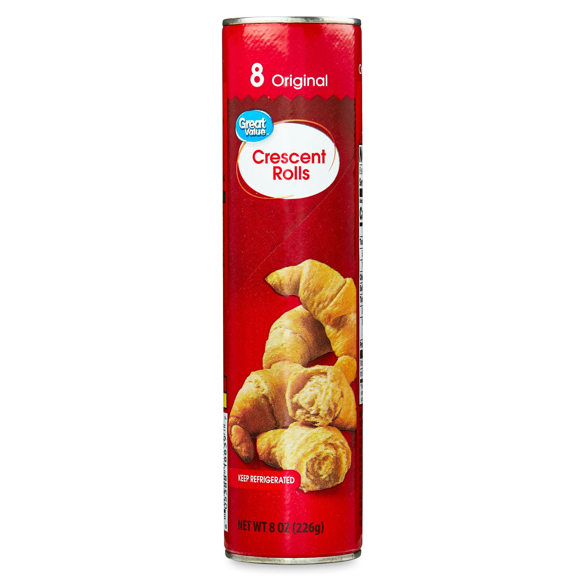 Great Value Original Crescent Rolls Dough, 8 oz, 8 Count