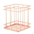 thumbnail image 4 of MAGT Cesta de Almacenamiento, Soporte de Almacenamiento de Escritorio Duradero de Hierro Oro Rosa(B), 4 of 5