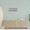 thumbnail image 2 of Stupell Industries Beach House Vintage Sign Rustic Shell Design Framed Wall Art, 30 x 13, Design by Daphne Polselli, 2 of 5
