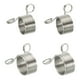 thumbnail image 1 of Anillo de tensión de hilo de metal ajustable para dedos Uxcell, 2 juegos, plateado, 1 of 6