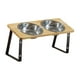 thumbnail image 3 of Tazones de alimentación de gatos tazones de gato elevados plato de cachorro de acero inoxidable alimentador de alimentos para mascotas para gatos, 3 of 9