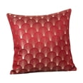 thumbnail image 1 of Funda de almohada cuadrada de 45,7 x 45,7 cm para sofá, cómoda y moderna. Rojo, 1 of 9