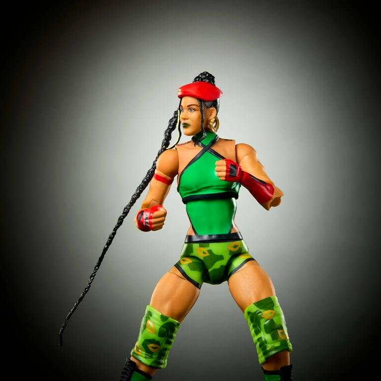 WWE X Street Fighter Bianca Belair Action Figure & Accessories, 6