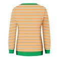 thumbnail image 5 of Women Striped Oversized Sweatshirt Long Sleeve Crewneck Hoodies Shirts 2024 Fall Pullover Top Trendy Preppy Clothes, 5 of 5
