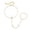 Gold-C, variant on 18K Gold Plated Stainless Steel Butterfly Hand Chain Bracelet with Attached Ring for Women, Dainty Jewelry Gift