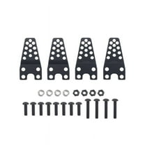 4PCS RC Car Aluminum Tower Lift Lower Adjust Stand for 1/10 RC Crawler Axial SCX10 Upgrade Parts-Black