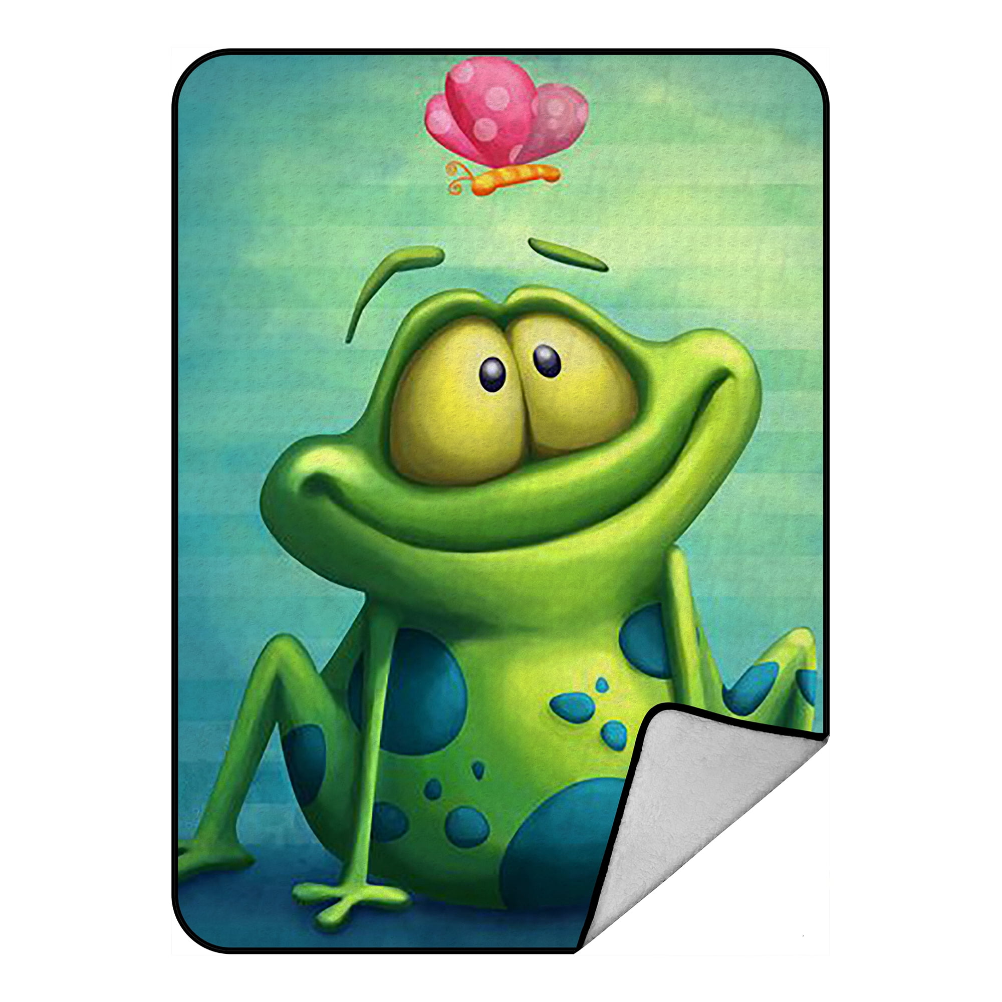 Gckg Frog Fleece Blanket Throw Blanket 58x80inches Walmart Canada Gckg Frog Fleece Blanket Throw Blanket 58x80inches Walmart Canada