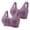 Purple Everyday Bra, variant on HAPIMO Women's 2Pc Plus Size Everyday Bra Front Open Bra Lifting Bra Comfy Underwear Push Up Wireless Brassiere Clearance Solid Color Trendy Lady Lingerie Beige L