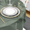 thumbnail image 4 of Sage Green Marble Round Tablecloth 60 Inch - Waterproof Fabric Table Cloth Protector, Moden Abstract Art Yellow Ink Painting Tablecloths Washable Table Cover for Kitchen Banquet Coffee Table Party, 4 of 6