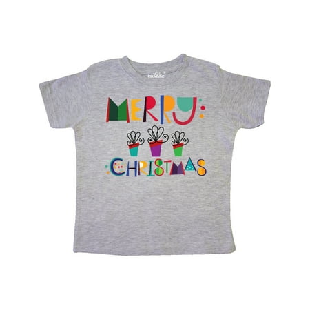 

Inktastic Merry Christmas Holiday Gift Gift Toddler Boy or Toddler Girl T-Shirt