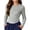 Grey, variant on Ruyang Long Sleeve Shirts for Girls Kids Basic Tees Cotton Crew Neck Slim Fit Tops Lightweight Fall Cozy Layering Clothes