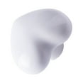 thumbnail image 2 of kurtrusly Cabinet Handle Heart Shape Solid Color Replacement Decorative Home Kitchen Bathroom Drawer Door Pull Knob Accessories White 1Set, 2 of 6