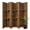 Brown, variant on Room Divider with Shelves Folding Privacy Screen, Freestanding Wood Partition Wall for Home Office Bedroom No Assembly Required, White