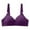 Purple, variant on Jsaierl Bras for Women Wirefree Lift T-shirt Bras Seamless Comfy Bralettes Shapewear Breathable Full Figure Bras