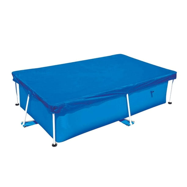 Cubierta de piscina rectangular impermeable, accesorios de protección para el baño para niños y niñas, duradera Los 400x211CM