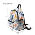 thumbnail image 3 of FORMRS School Backpack with Front Zippered Pocket 12" Student Travel Daypack, Tropical Jungle Vibes, 3 of 6