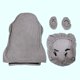 thumbnail image 2 of Fundas para sillas de juegos, fundas para asientos de sillas de oficina con fundas para reposabrazos, asiento elástico y funda trasera para sillón Caqui mayimx funda de asiento, 2 of 9