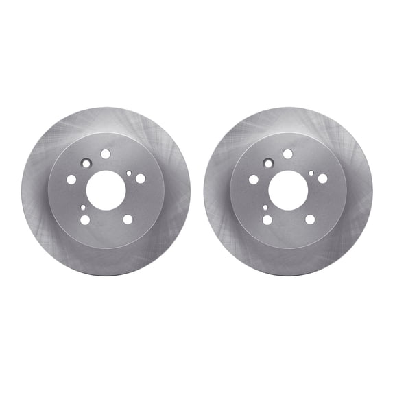 Dynamic Friction Company Rear Brake Rotors 6002-76090