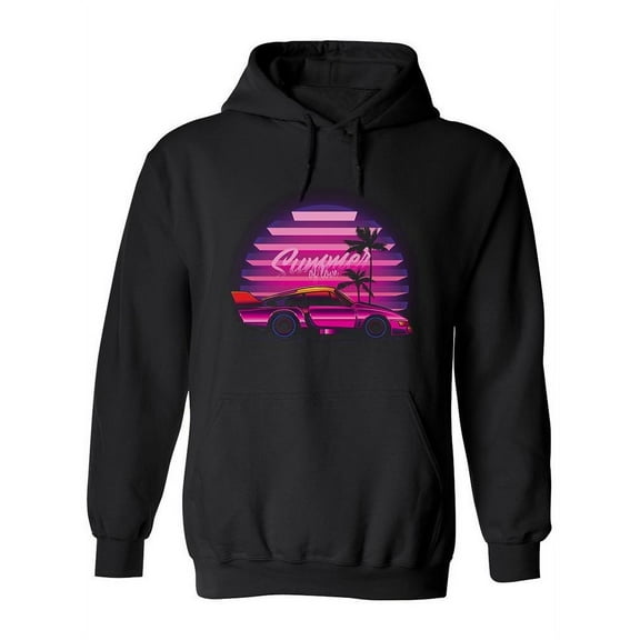 Summer Of Love Vaporwave Hoodie Women -Image by Shutterstock, Female XX-Large