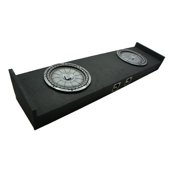2015 - 2025 Ford F150 Super Crew Kicker CompVT CVT10 Dual 10" Custom Sub Box 2 Ohm