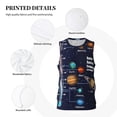 thumbnail image 6 of Gaeub Solar System Men's Mesh Basketball Jersey, Quick-Drying Sleeveless Top S-4XL, Loose Muscle Tank Top -XX-Large, 6 of 9