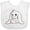 AA-White, variant on Inktastic Adorable Easter Bunny Boys or Girls Baby Bib