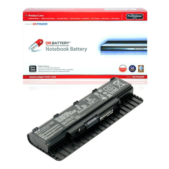 DR. BATTERY - Replacement for Asus N551JB / N551JK / N551JM / N551JQ / N551JW / N551JX / N551VW / N551ZU / N751JK / N751JX / 0B110-00300000 / A32N1405 / A32NI405