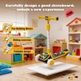 thumbnail image 6 of Ambifirner Kids Ride On 3-Wheel Scooter W/Buildable Blocks, Pu Flashing Wheels And Folding Kick Scooter,Thickened Custom Aluminum Tube,5-Position Height-Adjustable Handlebar For Kids Aged 3-9, 6 of 10