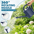 thumbnail image 6 of 1 Gallon Plant Watering Can with Long Spout, Watering Can for Indoor Plants,Water Can for Plants Garden Watering Can Outdoor, Flower Watering Can with Sprinkler Head for Water Plants，Blue, 6 of 6