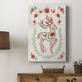thumbnail image 5 of Christmas Folk Reindeer Premium Gallery Wrapped Canvas - Ready to Hang, 5 of 9
