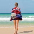thumbnail image 4 of Independence Day Of The United States Flag Ultra Fine Fiber Beach Towels for Travel And Quick Drying Absorbent Towels for Swimming, 4 of 7