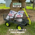 thumbnail image 5 of Yard Tuff 2-in-1 Jumbo Utility & Yard Wagon with 1000 lb. Capacity, Grey, 5 of 12