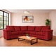 thumbnail image 5 of Sala Kessa Muebles Napoles Modular Rojo, 5 of 5