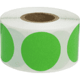thumbnail image 1 of Labels Autocollants Adhésifs Ronds Vert Clair à Pois 1 1/4 Pouce 500 au Total, 1 of 1