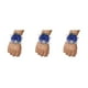 thumbnail image 3 of Advancent elástica única con materiales para ocasiones especiales Ramillete de muñeca de rosa satinada hecho a mano N15Azul zafiro Type1 NO1, 3 of 6