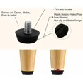 thumbnail image 3 of 12 Uds. Patas ajustables para muebles, Base deslizante niveladora, pata, mesa, silla, Protector de suelo ajustable, M6 x 20 x 19mm, 3 of 4