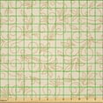 thumbnail image 2 of Ambesonne Beige Fabric by the Yard Microfiber, Abstract Floral Pattern, 2 Yards, Redwood Beige, 2 of 2