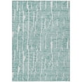 thumbnail image 2 of Addison Rugs Chantille Indoor/Outdoor Transitional Lines Teal Washable Rectangle Rug, 9' x 12', 2 of 6