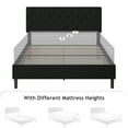thumbnail image 5 of 4 EVER WINNER Full Bed Frame, Full Upholstered Platform Bed with Button Tufted Headboard, Black, 5 of 7