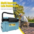 thumbnail image 1 of Caja de barril de pesca Caja de anzuelos de señuelos de pesca duraderos para artes de pesca (S azul) Likrtyny Para Estrenar, 1 of 3