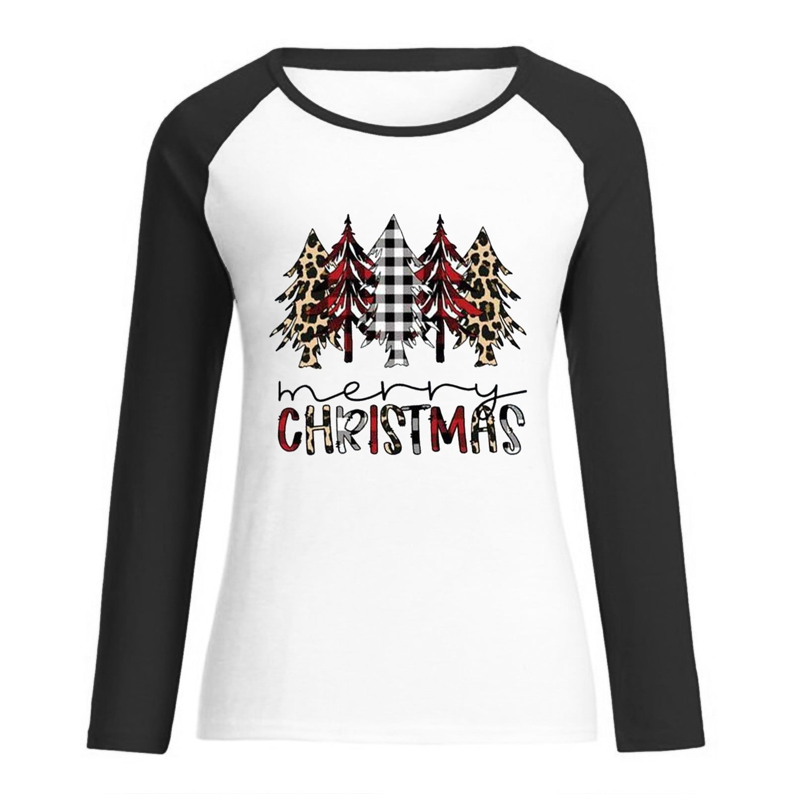 Womens Christmas Tops Long Sleeve Women's Christmas Shirt Holiday